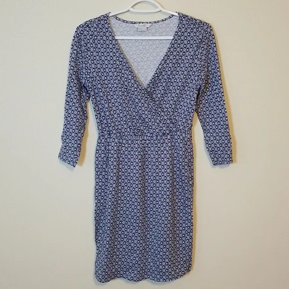 boden blue wrap dress Boden Women's Carla Jersey Wrap Dress in Blue